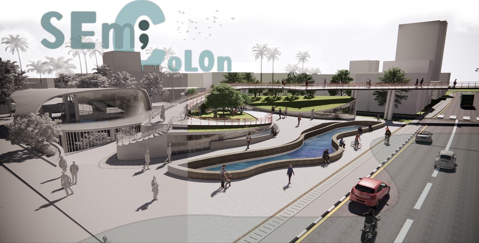 “Semicolon” – Public Entertainment Plaza