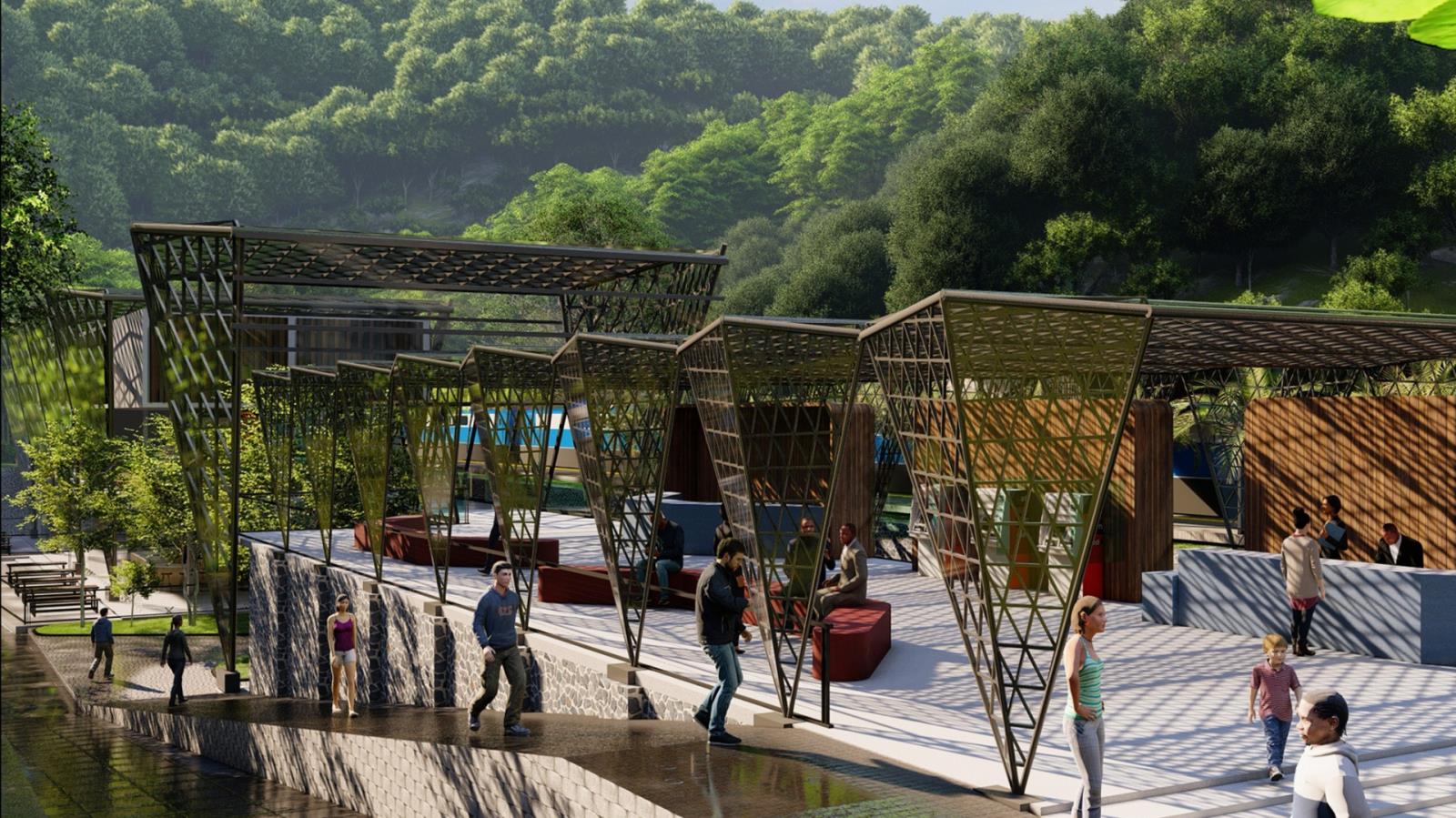 Railway Transit Square - Ella, Sri Lanka