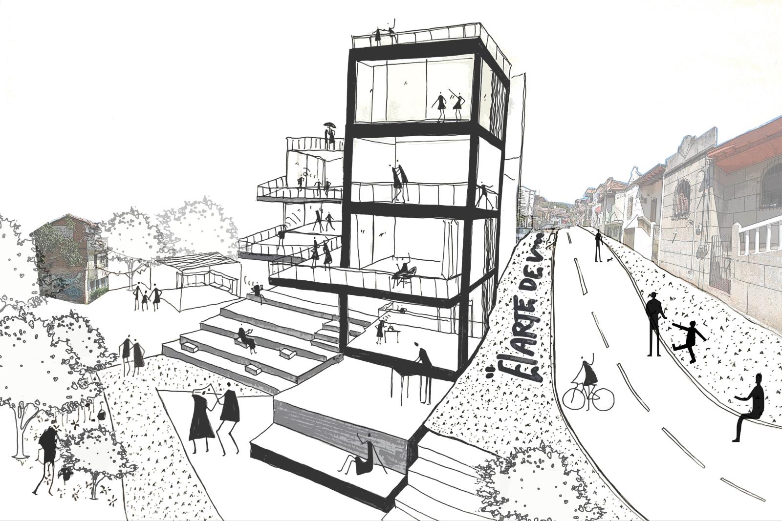 Cultural Center: Art of living the street