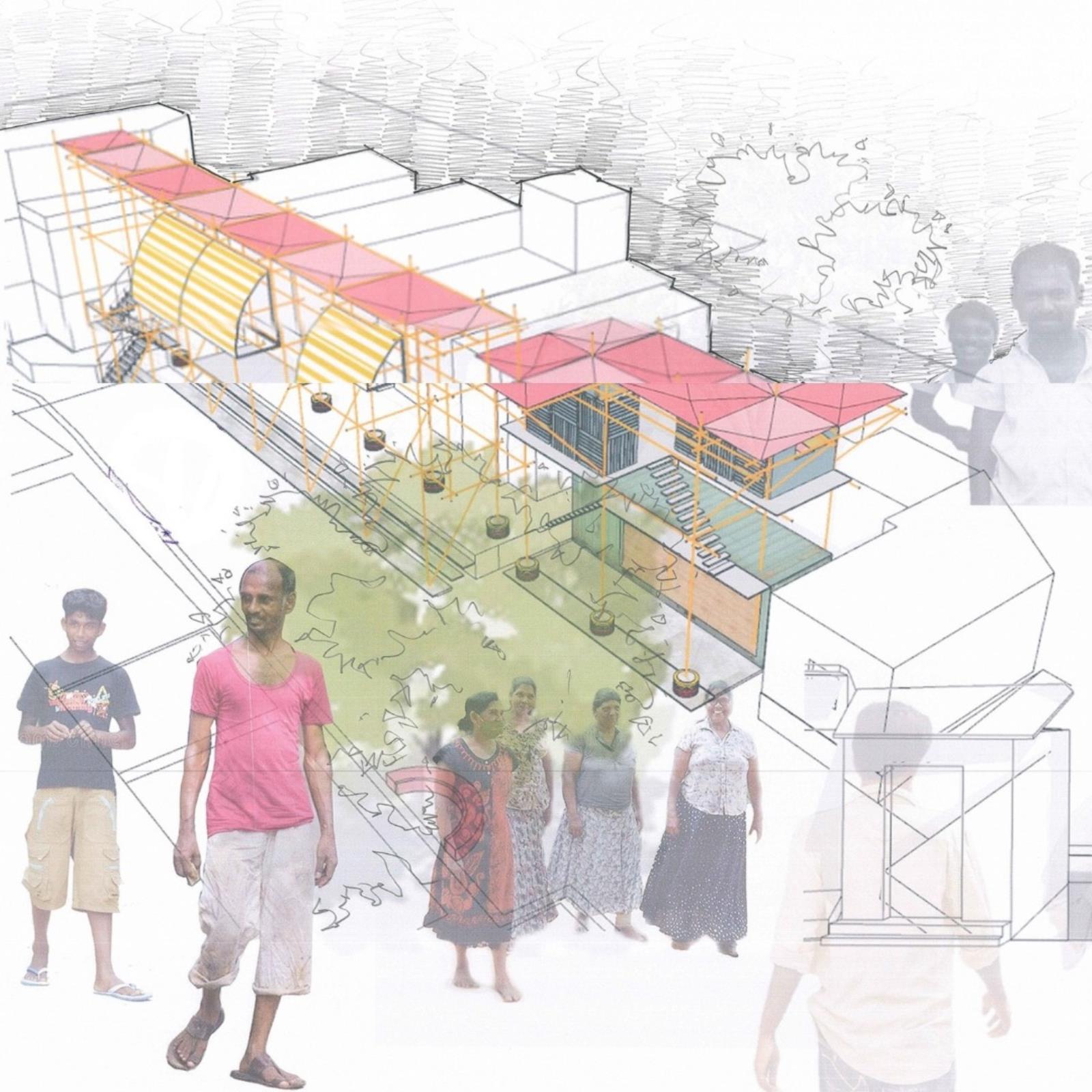 The Community Installation: A community-centric design process for enhancing the structure of the social layer utilizing community stories in urban informal settlements, Sri Lanka