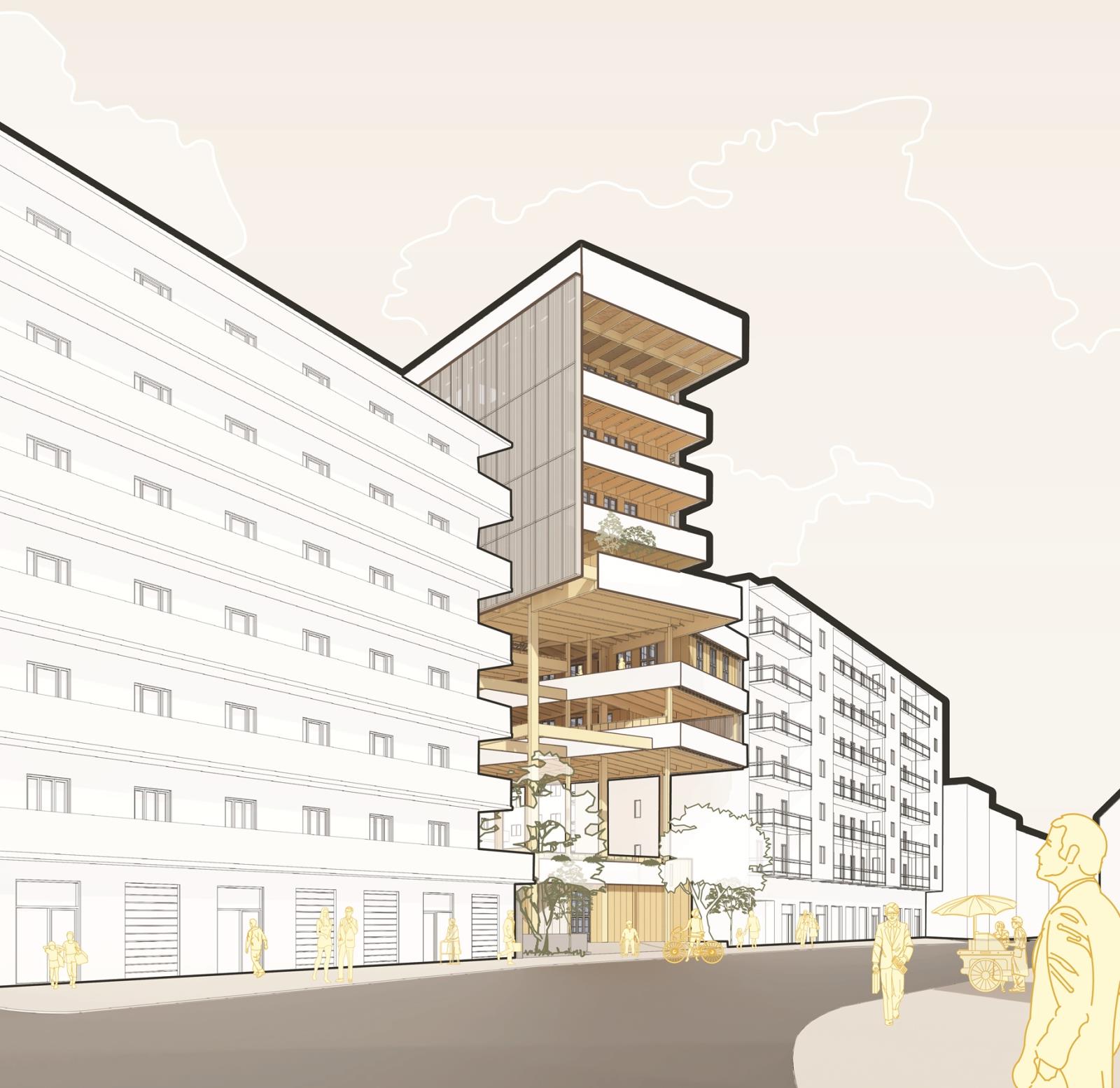 Urban Para[Site]: Leveraging abandoned spaces as social housing in Naples, Italy