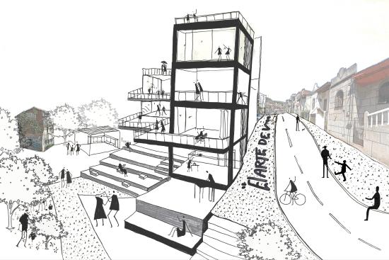 Cultural Center: Art of living the street